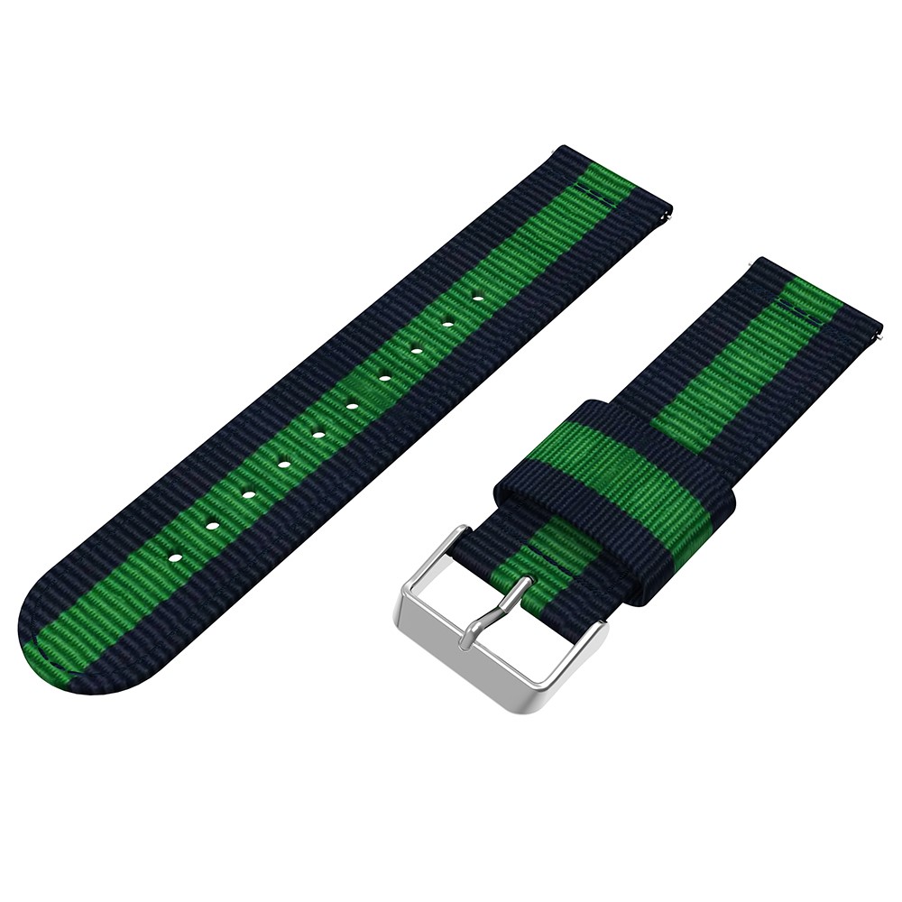 Adjustable Nylon Replacement Watchband Strap Replacement for Samsung Galaxy Watch 46mm, Width: 22mm - Blue / Green-4