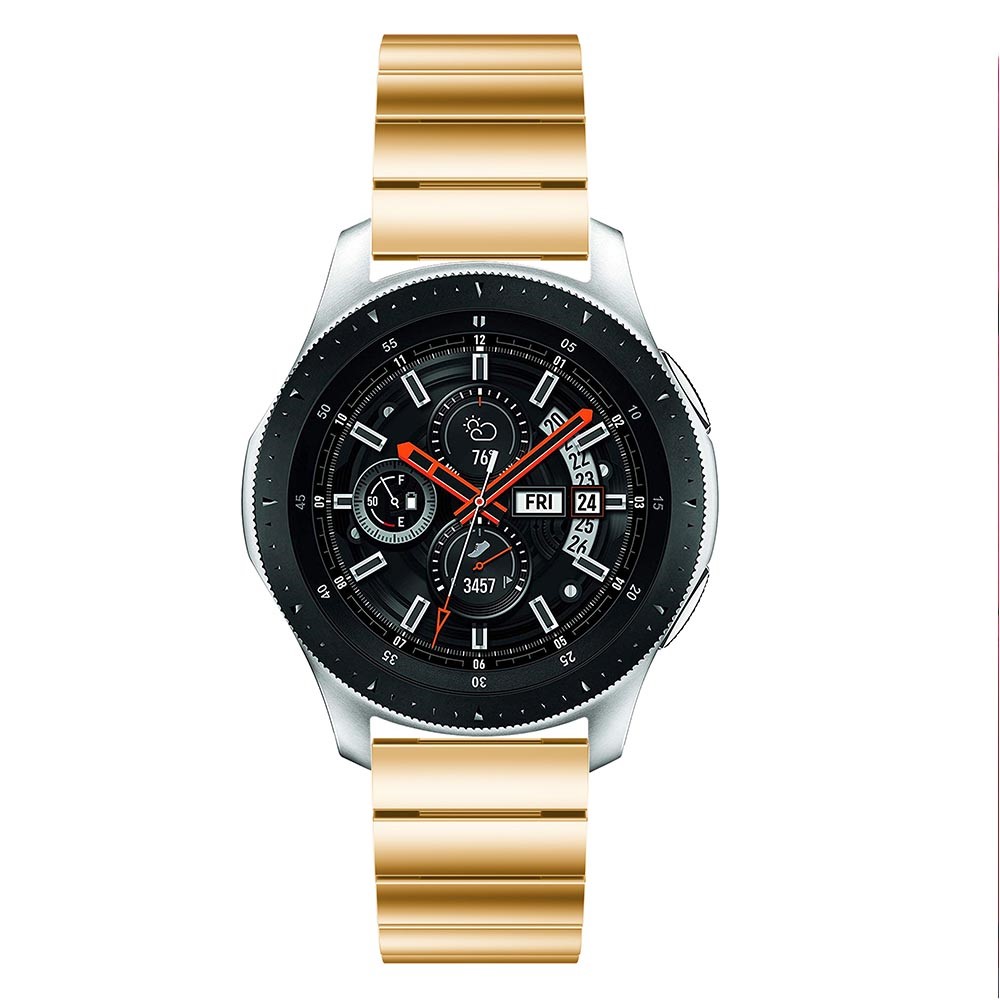 Stainless Steel Watch Band Strap Replacement for Samsung Galaxy Watch 46mm - Gold-2