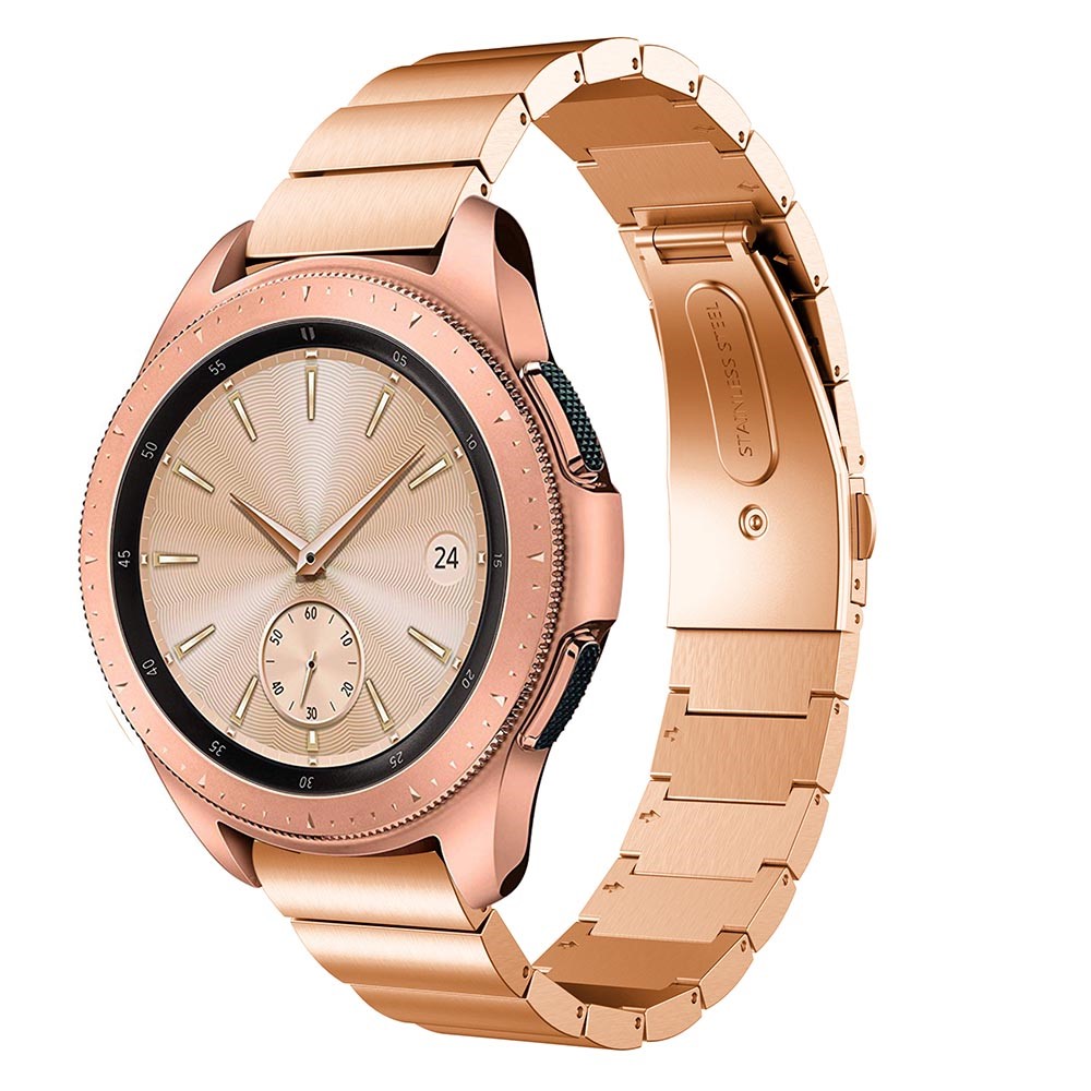 Edelstahlarmband Für Samsung Galaxy Uhr 42mm, Breite: 20mm - Roségold-3