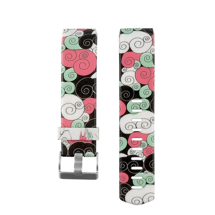 

Pattern Printing Wrist Bracelet for Fitbit Charge 2, Size: L - Vortex