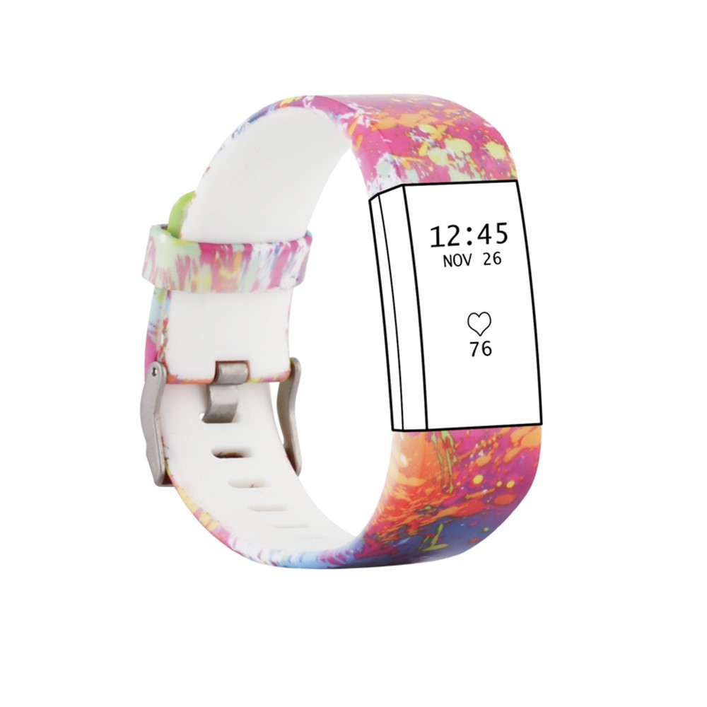 

Pattern Printing Wristband for Fitbit Charge 2, Size: L - Unique Pattern
