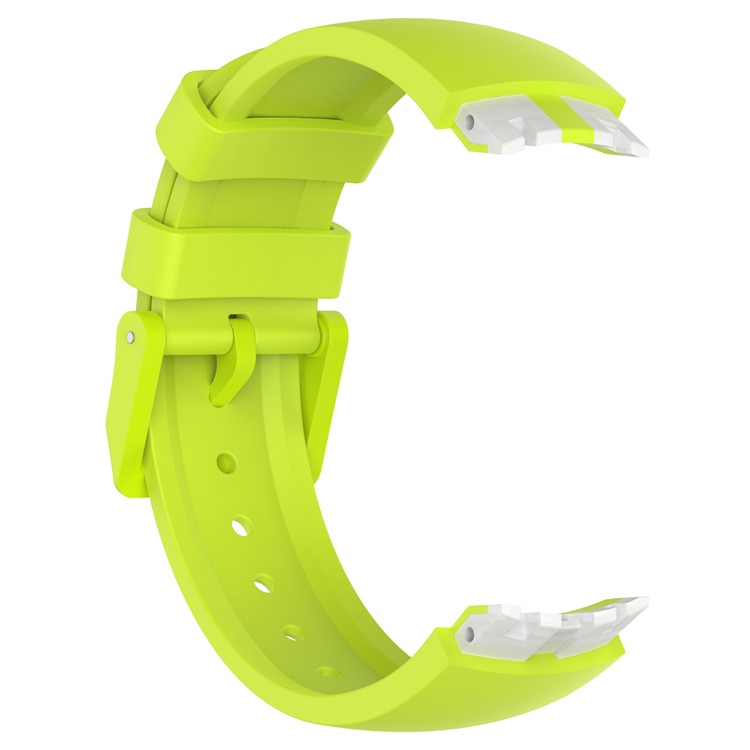 Soft Silicon Smart Watch Wrist Band Strap for Ticwatch S - Yellowgreen-4