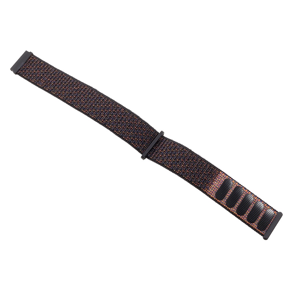 Bracelet En Nylon Pour Montre Samsung Galaxy 42mm / Vitesse S2 / Huami Amazfit Watch Édition Jeunesse - Noir-2