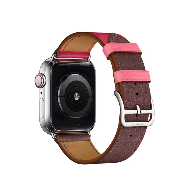 XINCUCO Uhrenarmband Aus Echtem Leder Mit Edelstahlschnalle Für Die Apple Watch-Serie 40mm / 3/2/1 38mm - Stil B-1