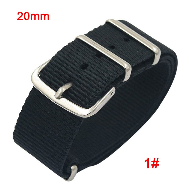 

Metal Buckle Canvas Watch Bracelet 20mm for Samsung Gear Sport / Galaxy Watch 42mm - Style 1, Gear Sport