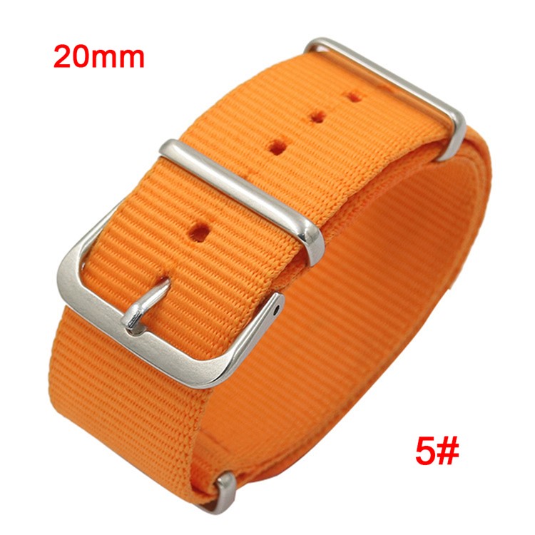 

Metal Buckle Canvas Watchband Replacement 20mm for Samsung Gear Sport / Galaxy Watch 42mm - Style 5, Gear Sport