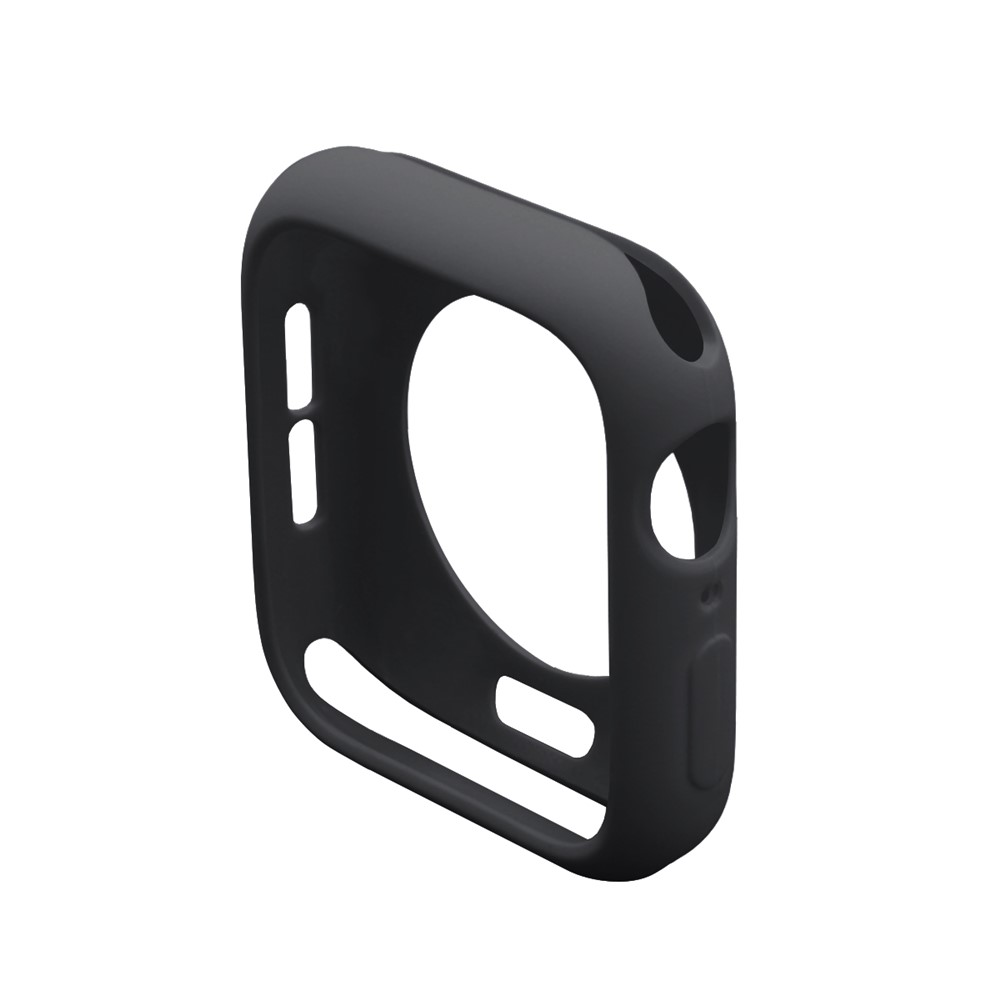 Candy TPU Schutzhülle Stoßfänger-Etui Für Apple Watch Serie 4 44mm - Schwarz-4