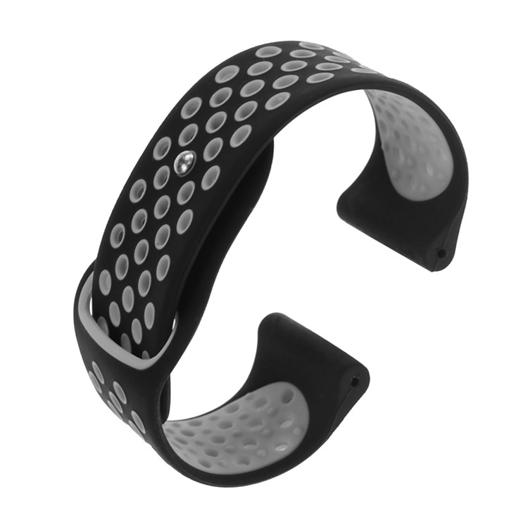 Breathable TPE + TPU Sport Strap for Garmin Fenix 5X / Quaitx 3 / Fenix 3 etc - Grey-1
