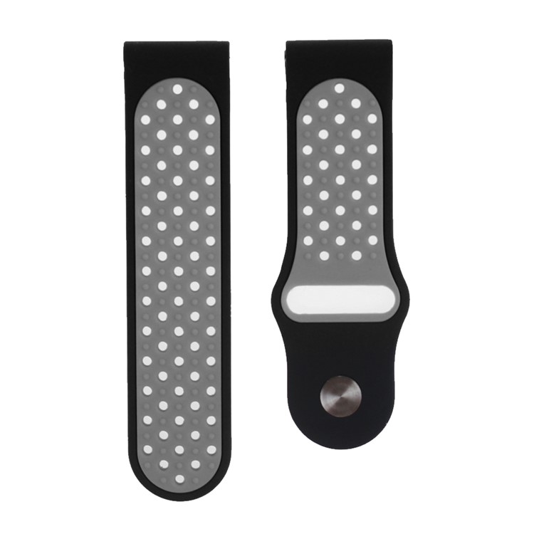 Breathable TPE + TPU Sport Strap for Garmin Fenix 5X / Quaitx 3 / Fenix 3 etc - Grey-3