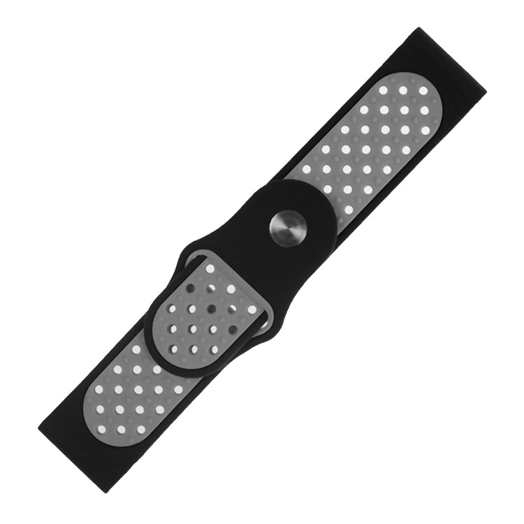 Breathable TPE + TPU Sport Strap for Garmin Fenix 5X / Quaitx 3 / Fenix 3 etc - Grey-4