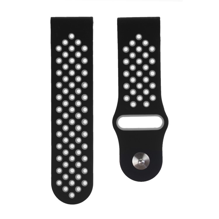 Breathable TPE + TPU Sport Strap for Garmin Fenix 5X / Quaitx 3 / Fenix 3 etc - Grey-9