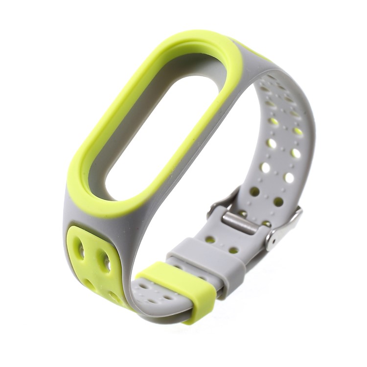 Двухцветный силиконовый ремешок для часов xiaomi mi band