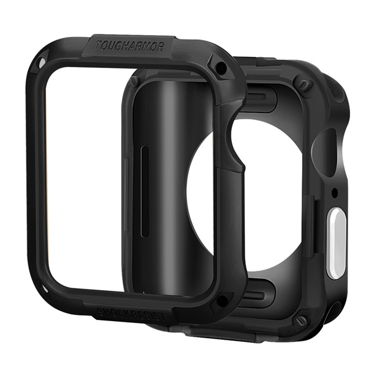 Shock-resistant SGP Smart Watch Case for Apple Watch Series 4 44mm - Black-4