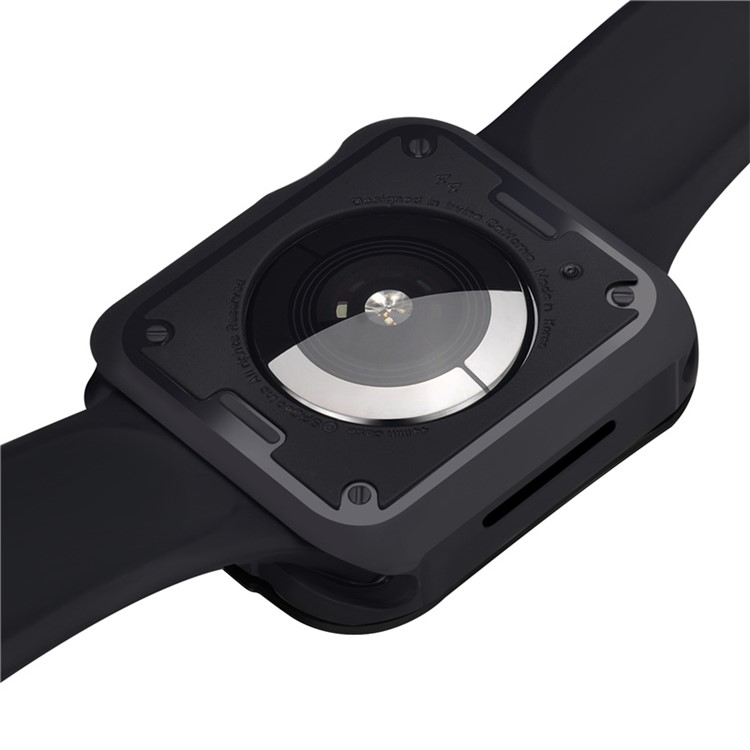 Shock-resistant SGP Smart Watch Case for Apple Watch Series 4 44mm - Black-5