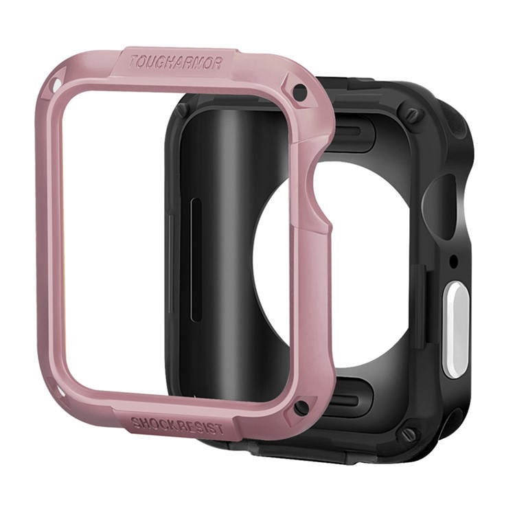 Shock-resistant SGP Smart Watch Case for Apple Watch Series 4 44mm - Rose Gold-4