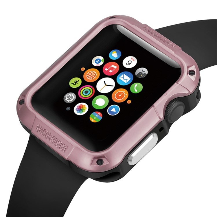 Shock-resistant SGP Smart Watch Case for Apple Watch Series 4 44mm - Rose Gold-7