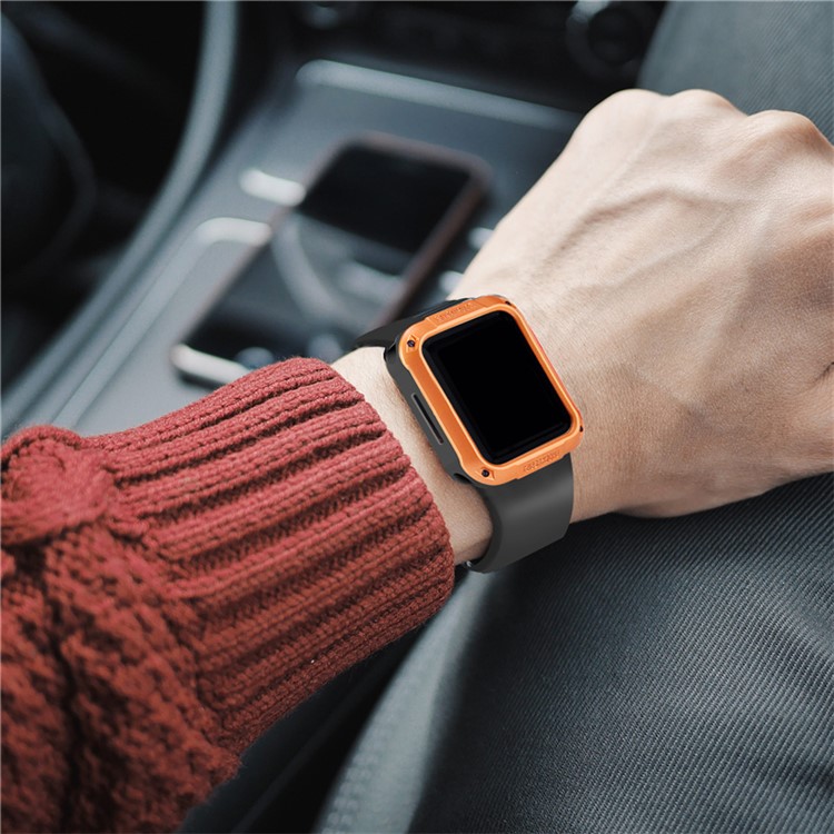 Shock-resistant SGP Watch Protection Cover for Apple Watch Series 4 40mm - Orange-6