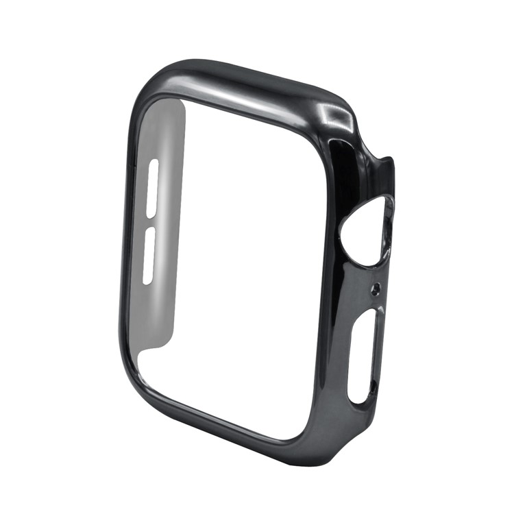 Galvanisierte Harte PC-Rahmenschutzabdeckung Für Apple Watch Serie 4 40mm - Schwarz-3