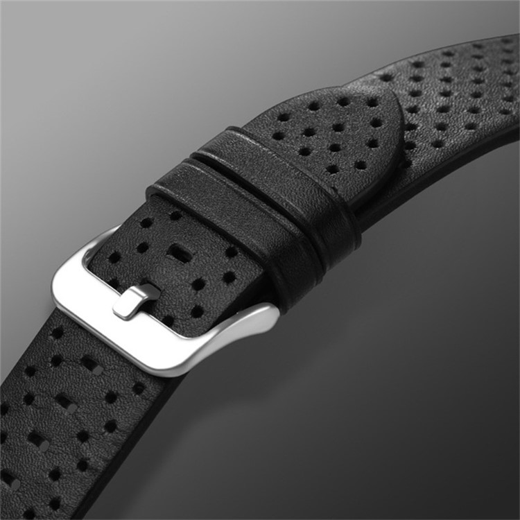 PU Leather Multi Holes Watch Band for Apple Watch Series 4 44mm, Series 3 / 2 / 1 42mm - Black-4