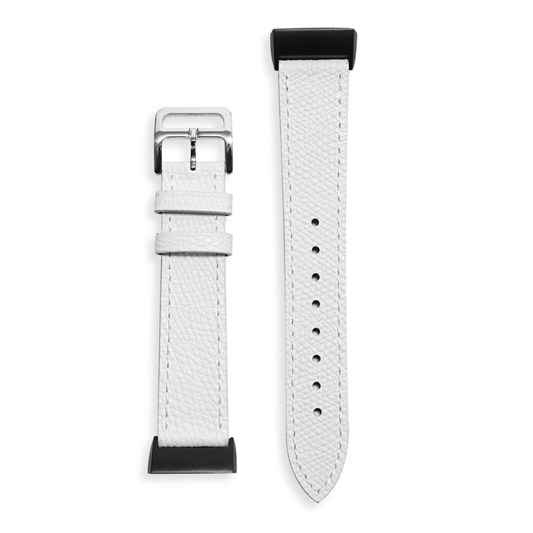 

Genuine Leather Watch Wrist Band Strap for Fitbit Charge 3 - White, Fitbit Charge 3