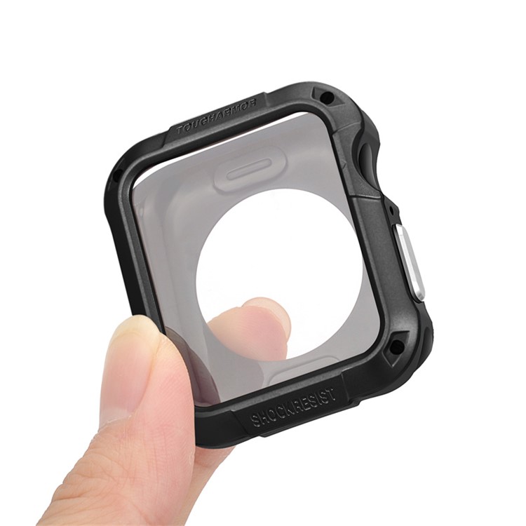 Shock Drop Protector SGP Smart Watch Case for Apple Watch Series 3 2 1 42mm - Black-2