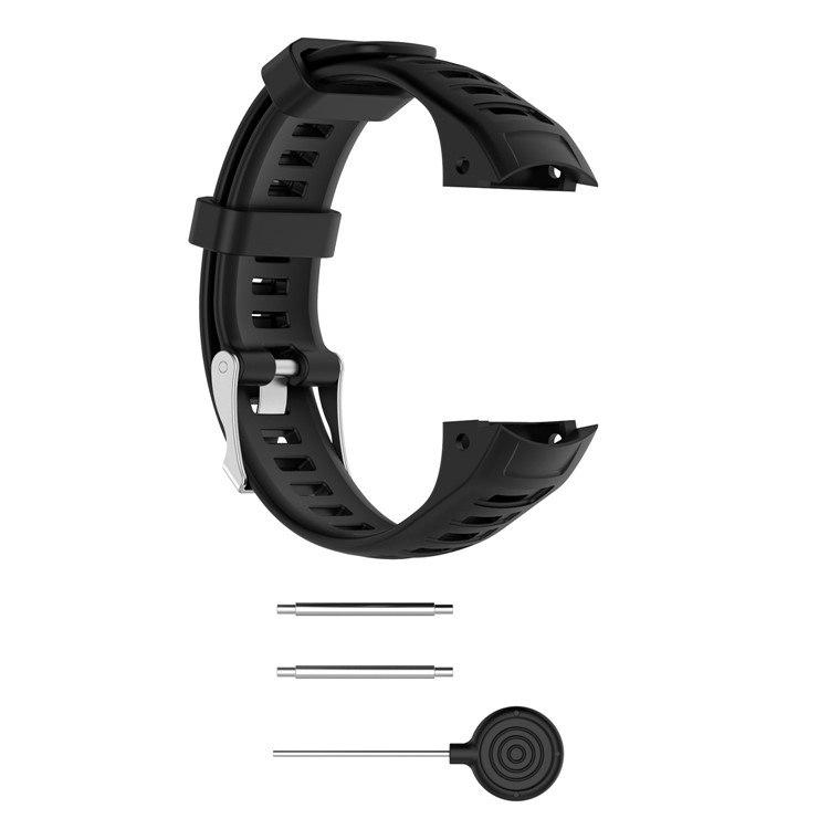 Silicone Watch Band Strap Replacement for Garmin Instinct - Black-2