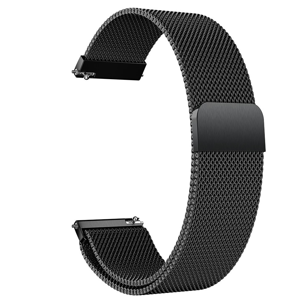 Correa De Reloj Magnética De Acero Inoxidable De Malla Milanesa Para Samsung Galaxy Watch Active SM-R500 - Negro-3
