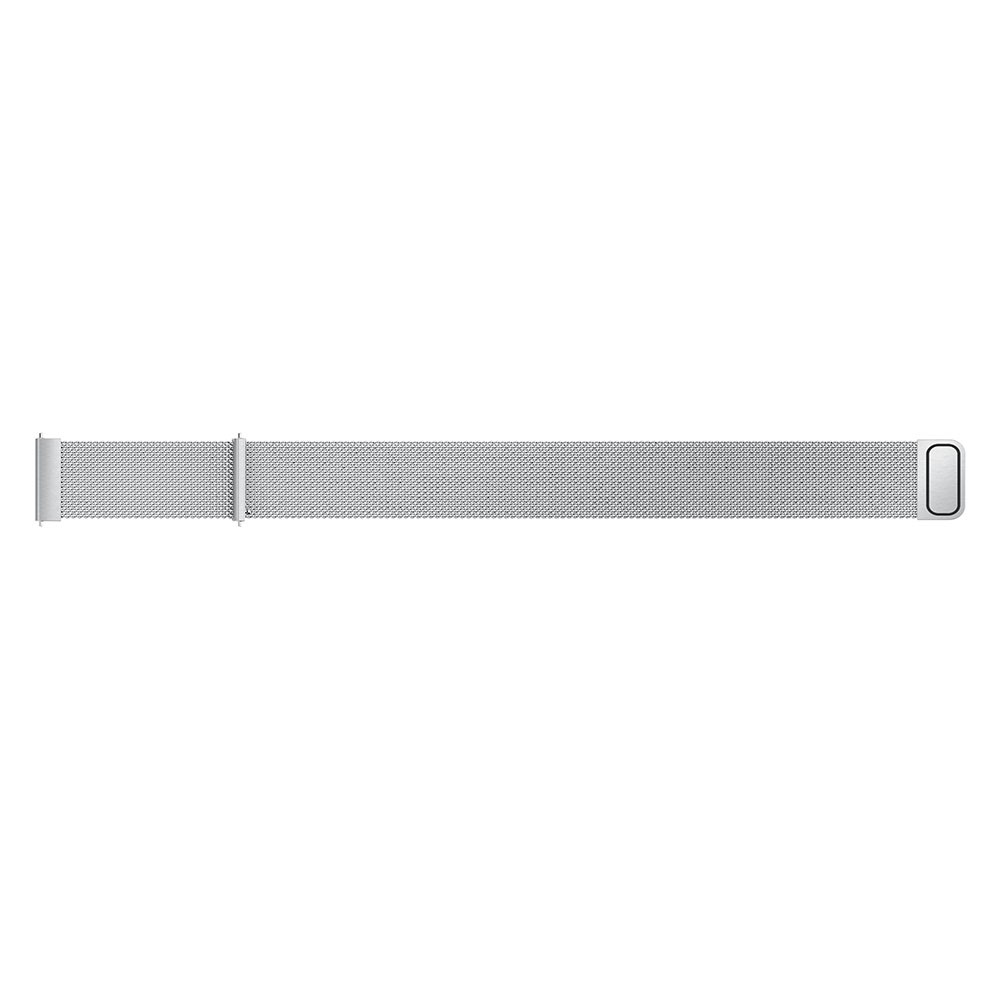 Pulseira De Relógio Magnético De Malha De Aço Inoxidável Milanese Para Samsung Galaxy Watch SM-R500 Ativo - Prata-4