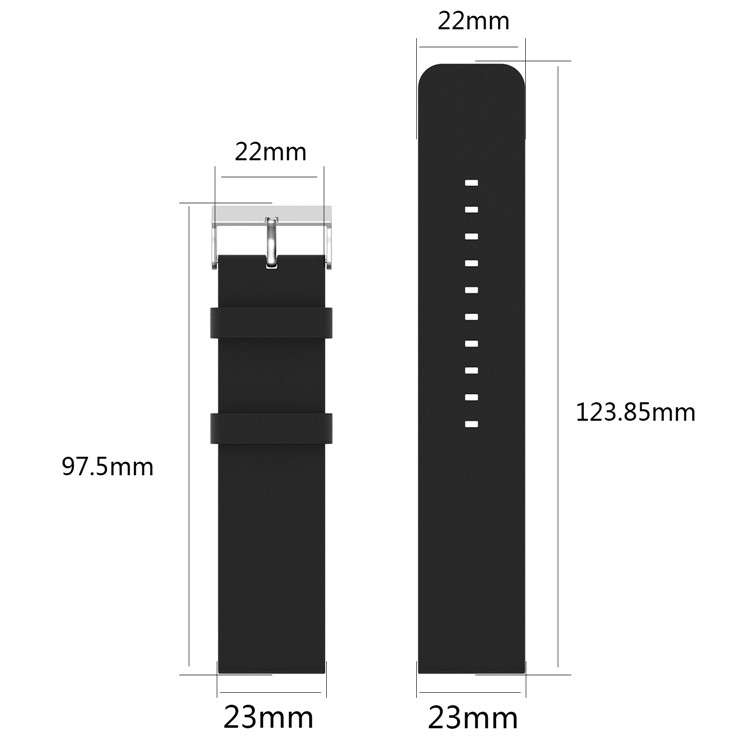 Top Layer Cowhide Leather Watch Strap for Fitbit Blaze / Versa Lite / Versa - Black-4