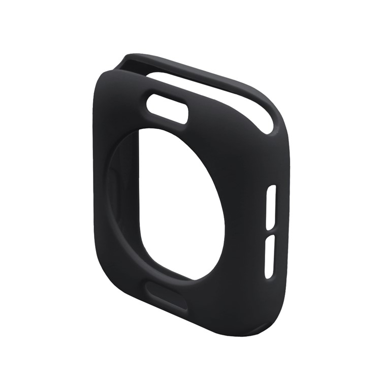 Candy Color Gel TPU Protective Case for Apple Watch Series 3/2/1 38mm - Black-6