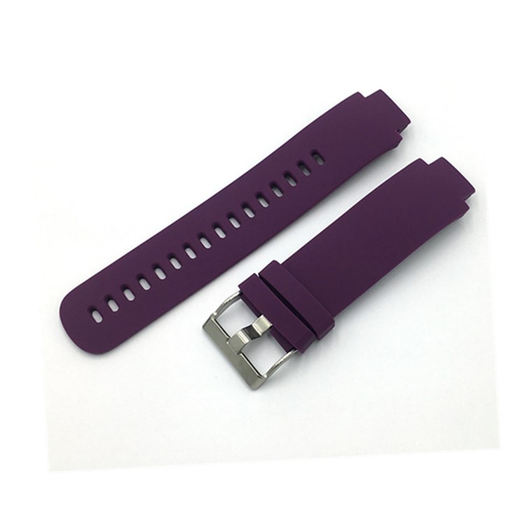 Silicone Wrist Strap Replacement for Xiaomi Huami Amazfit Verge 3 - Purple-1