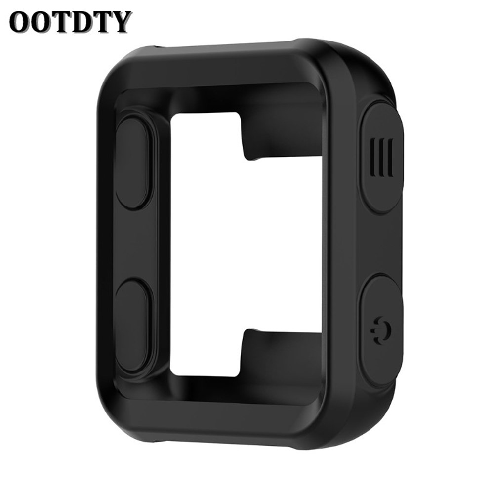 Soft Silicone Protector Watch Case for Garmin Forerunner 35 - Black-2
