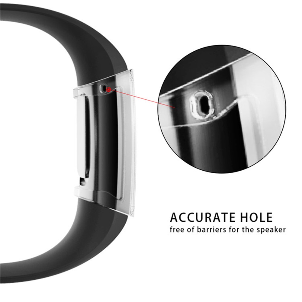 Funda Transparente Transparente Envuelta En TPU Para Ver La Carga 3 De Fitbit-3