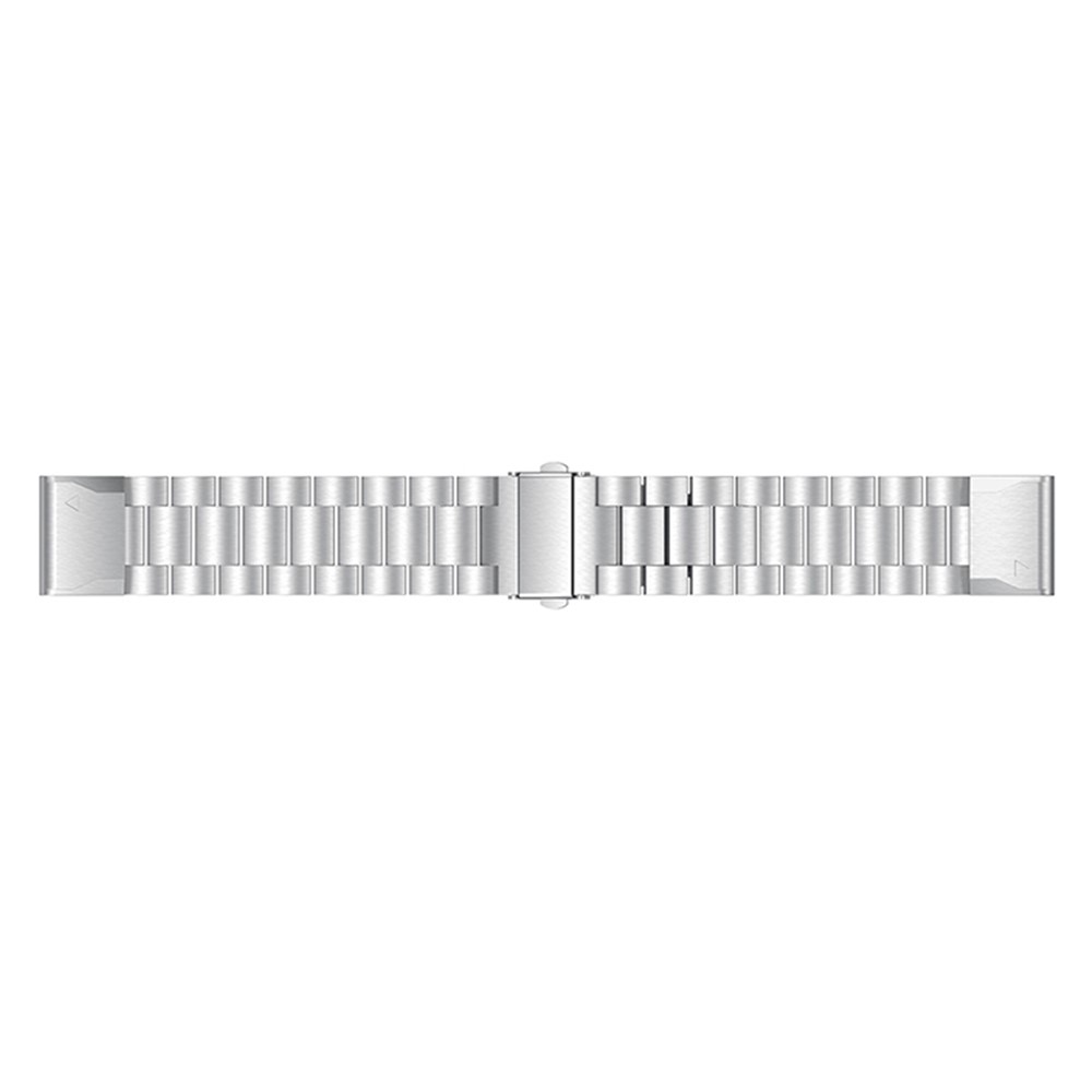 Stainless Steel Link Chain Watch Band Strap for Garmin Fenix 5 - Silver-2