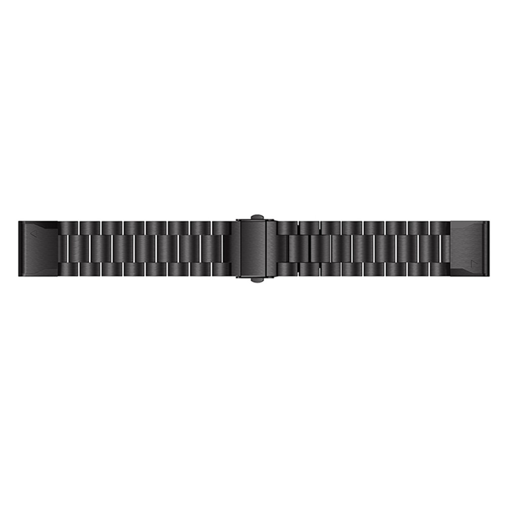 Stainless Steel Link Chain Watch Band Replacement for Garmin Fenix 5 - Black-4