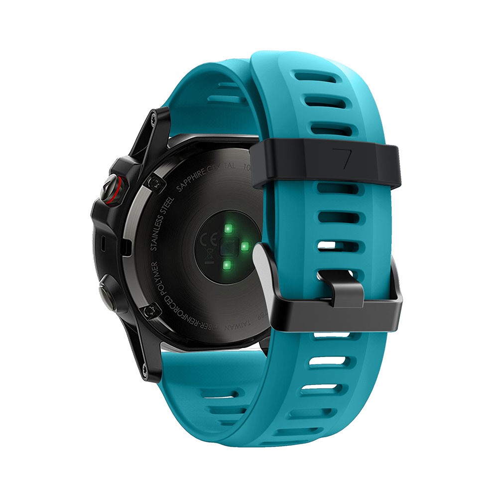 Bracelet De Bande De Montre Creux En Silicone Pour Garmin Fenix 5X / Fenix 3 - Bébé Bleu-3