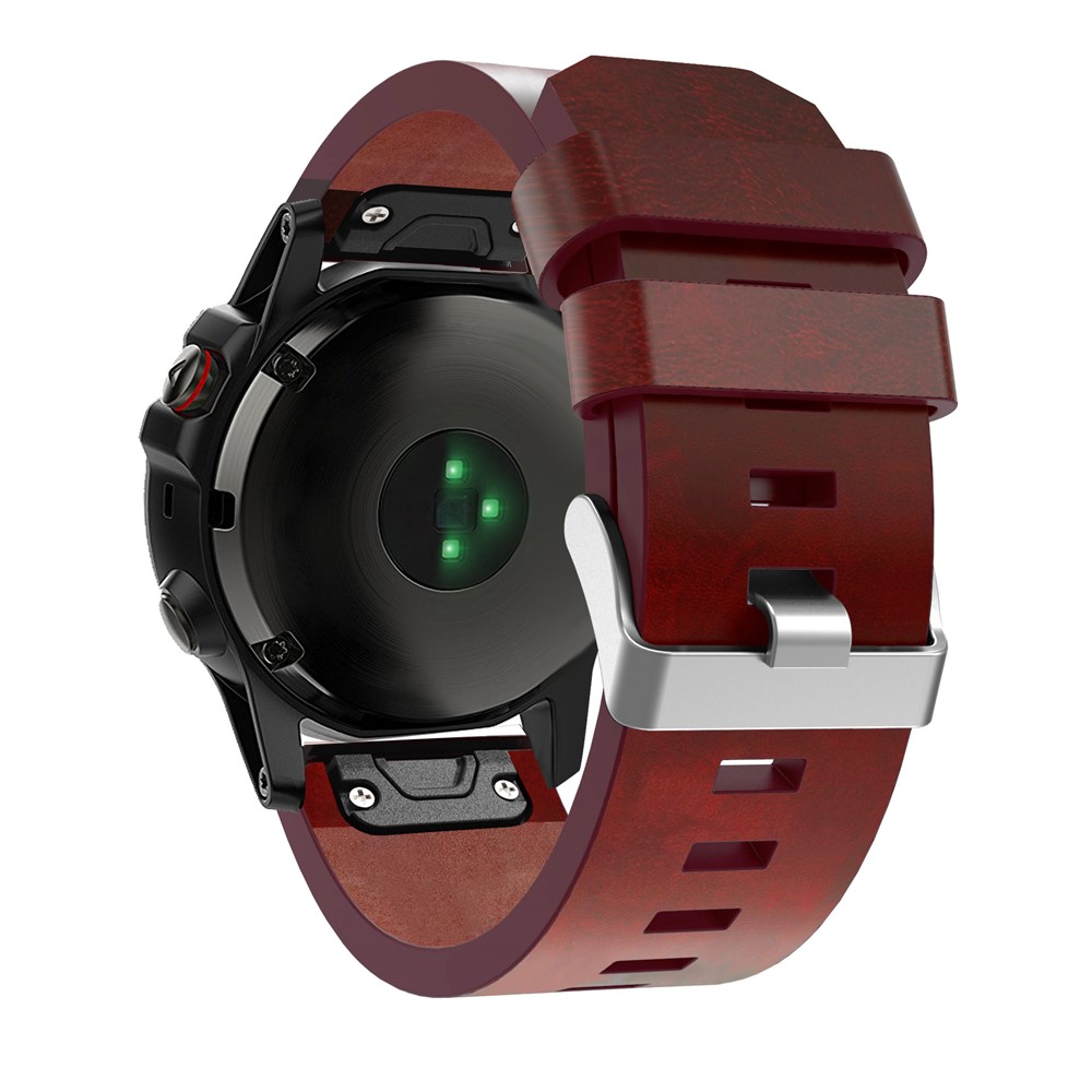 Substituição De Pulseira De Pulseira De Couro PU Pulseira De Relógio Para Garmin Fenix 5X-2