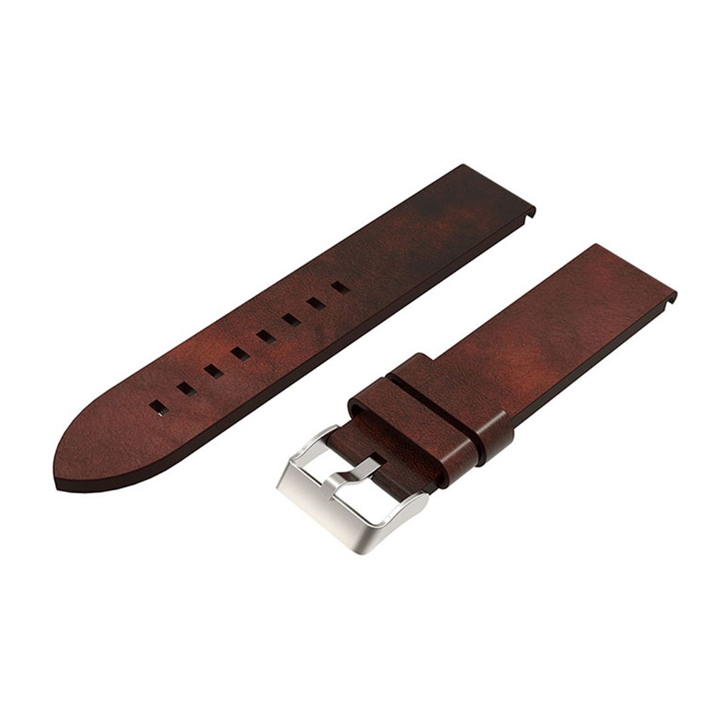 210mm PU-Lederarmband Mit Ersatzarmband Für Garmin Fenix 5 - Braun-4