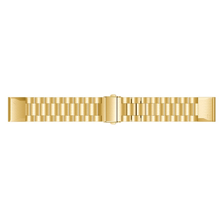 Cinturino Da Polso Con Cinturino In Acciaio Inossidabile Per Garmin Fenix 5X - Oro-3
