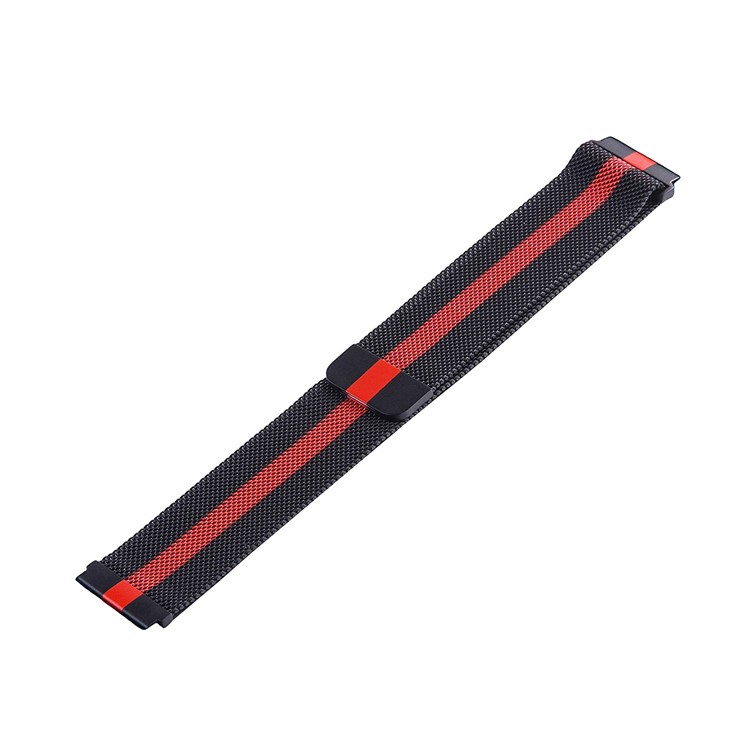 Camouflage Stainless Steel Wrist Band Strap for Samsung Galaxy Watch 46mm/Samsung Gear S3 Classic/S3 Frontier - Black Red-3