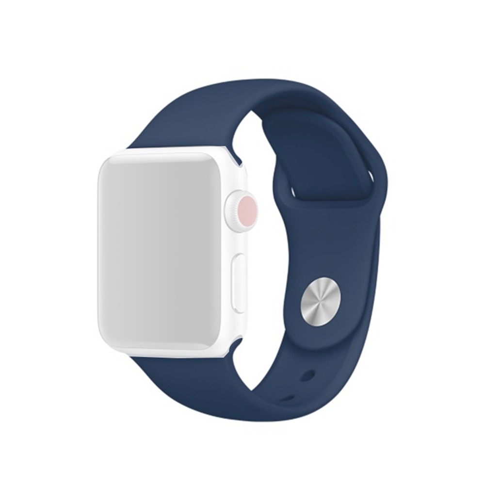 Silicone Wrist Strap Replacement for Apple Watch Series 6 SE 5 4 44mm, Series 3/2/1 42mm (Lengthen Length) - Style T-1
