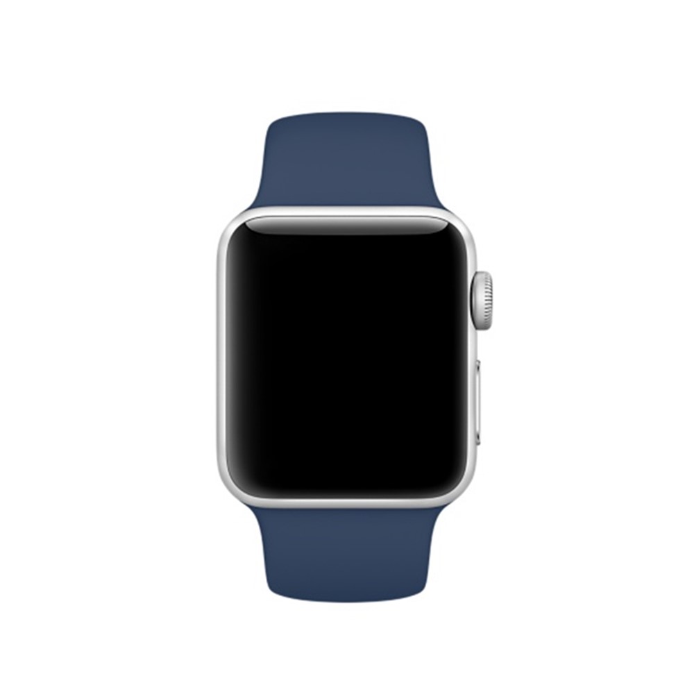 Silicone Wrist Strap Replacement for Apple Watch Series 6 SE 5 4 44mm, Series 3/2/1 42mm (Lengthen Length) - Style T-2