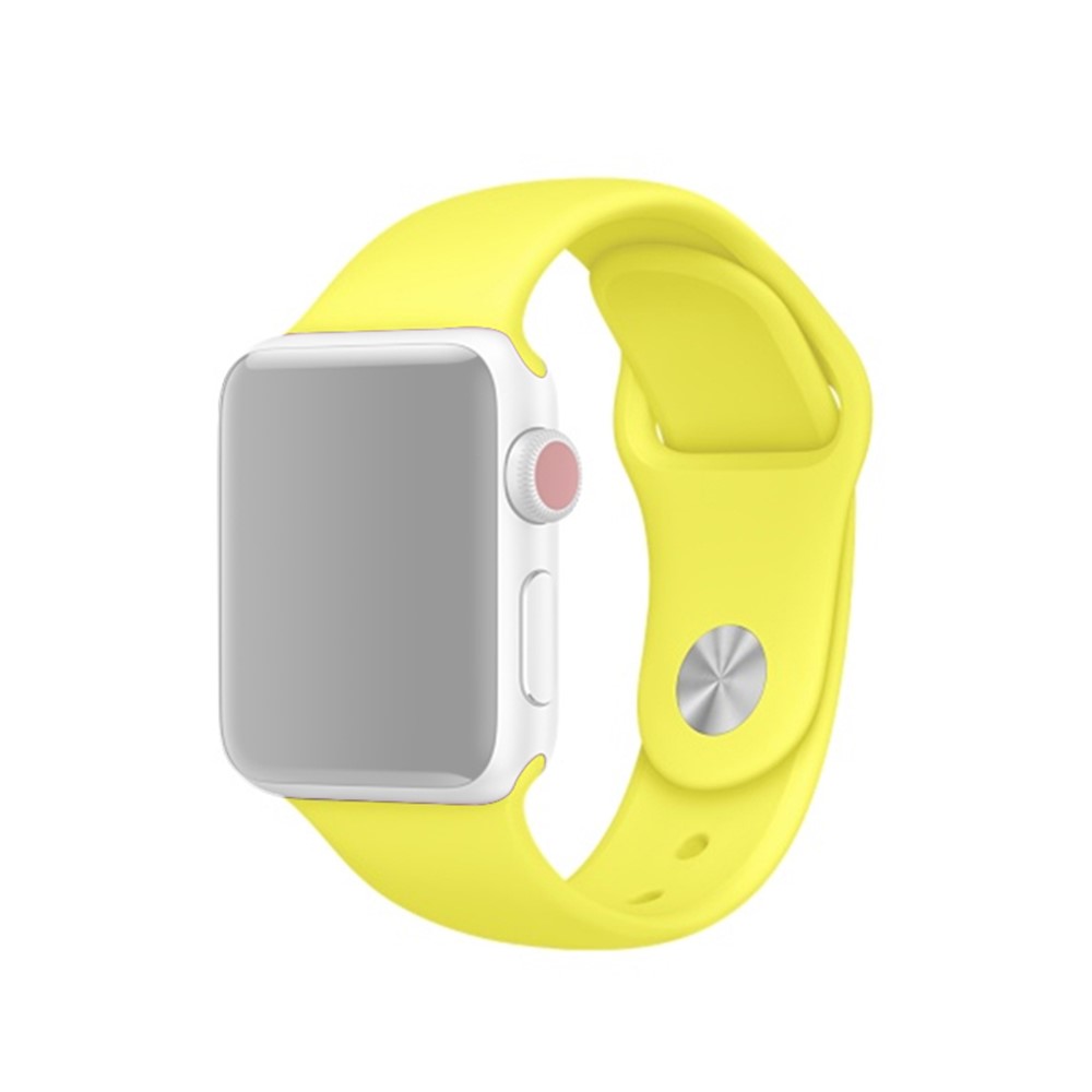Bracelet En Silicone De Remplacement Pour Apple Watch Series 5 4 40mm / Série 3 2 1 38mm (longueur Standard) - Style M-1
