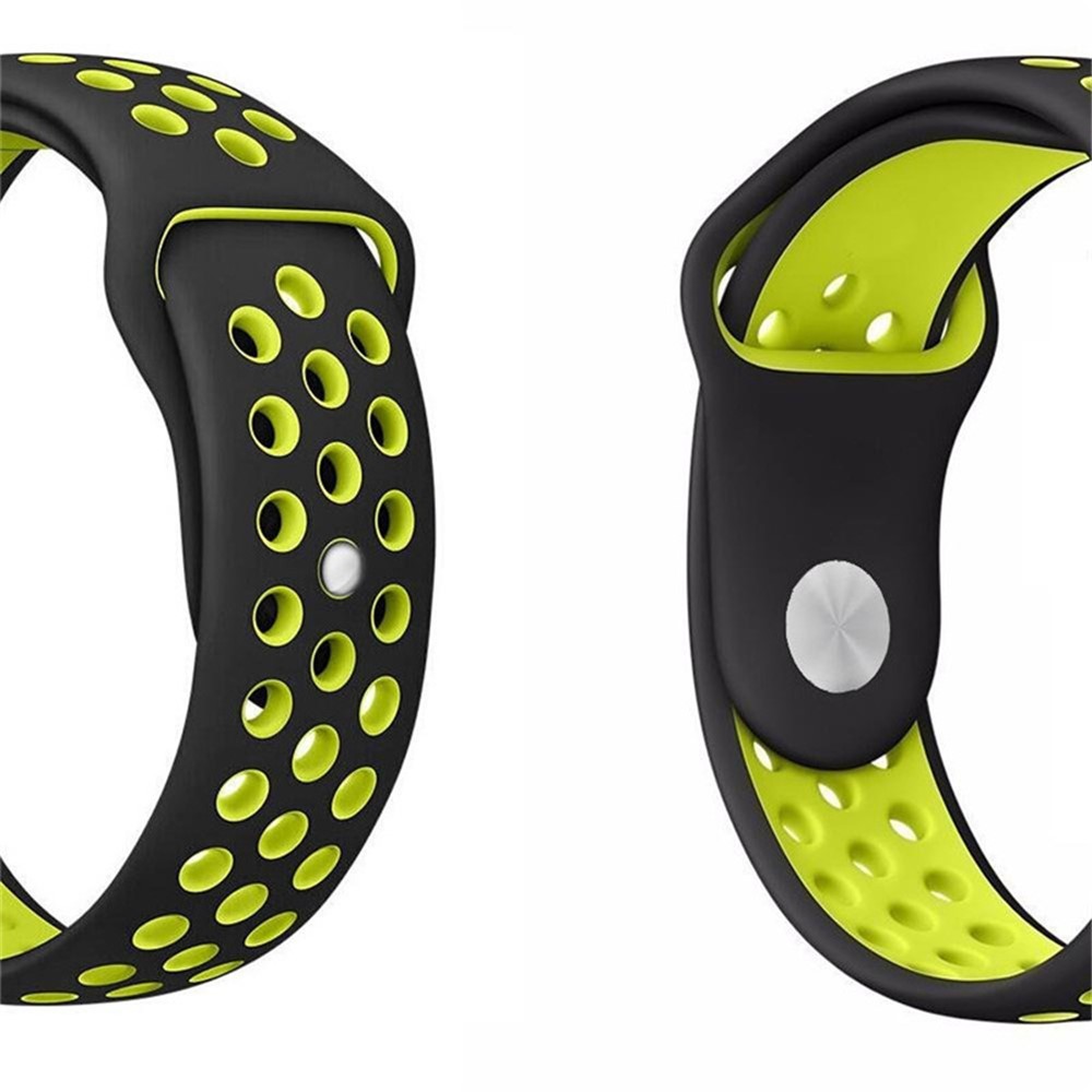 Para Garmin Fenix ​​5x / Fenix ​​3 Silicone Silicone Silicone Strap Watchband Pulseira - Preto / Verde-3