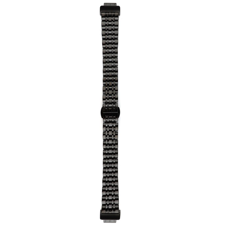 Stainless Steel Metal Buckle Watch Band Replacement for Fitbit Inspire/Inspire HR - Black-3