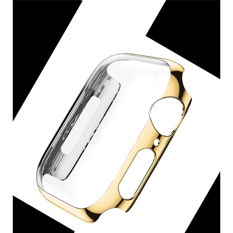 Caixa De Relógio Inteligente PC Shocproof Para Apple Watch Series 4 44mm - Ouro-2