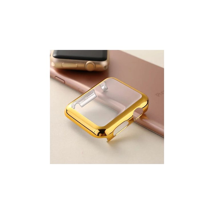 Caixa De Relógio Inteligente PC Shocproof Para Apple Watch Series 4 44mm - Ouro-3