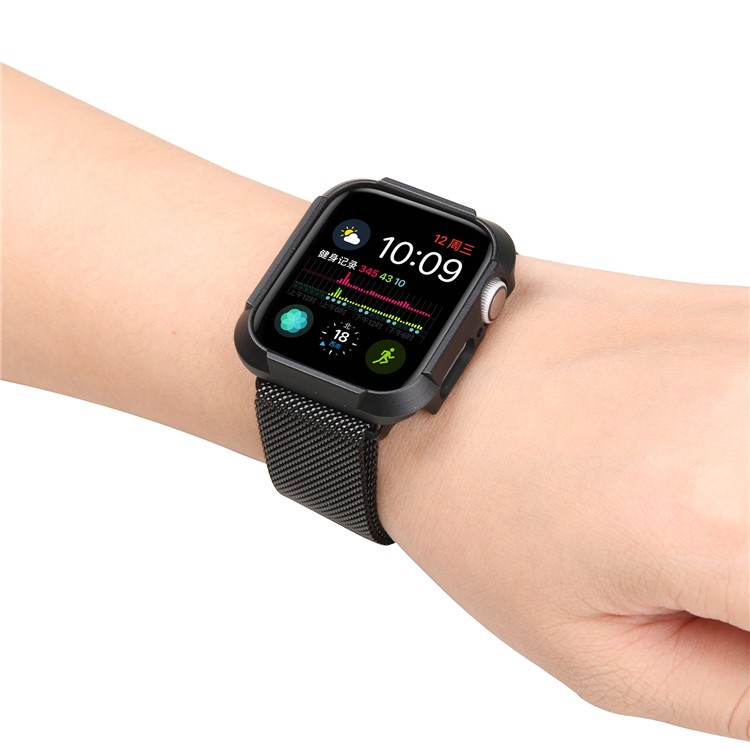 Shock Drop PC Hard Cover Smart Watch Case for Apple Watch Series 4 44mm - Black-15