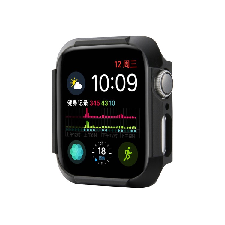 Shock Drop PC Hard Cover Smart Watch Case for Apple Watch Series 4 44mm - Black-8