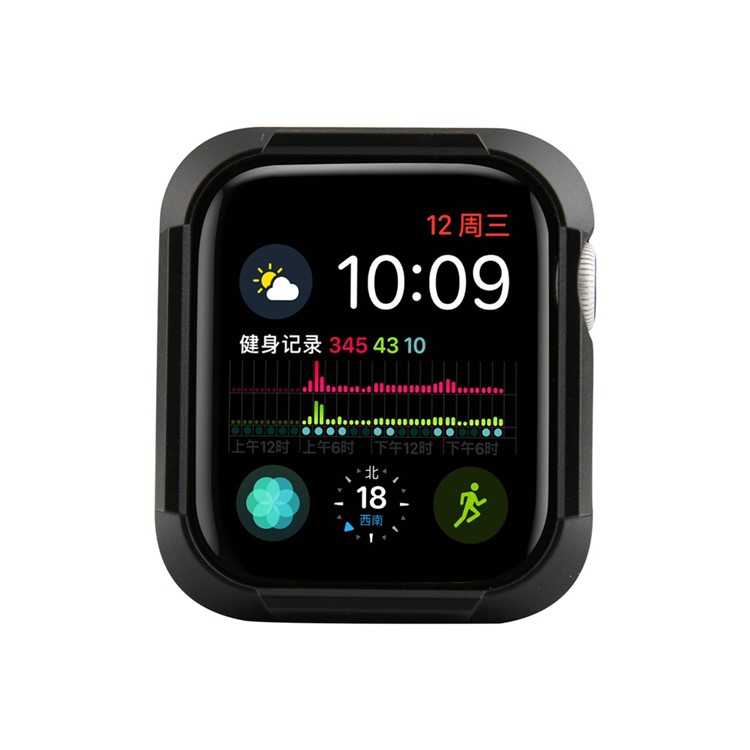 Shock Drop PC Hard Cover Smart Watch Case for Apple Watch Series 4 44mm - Black-9